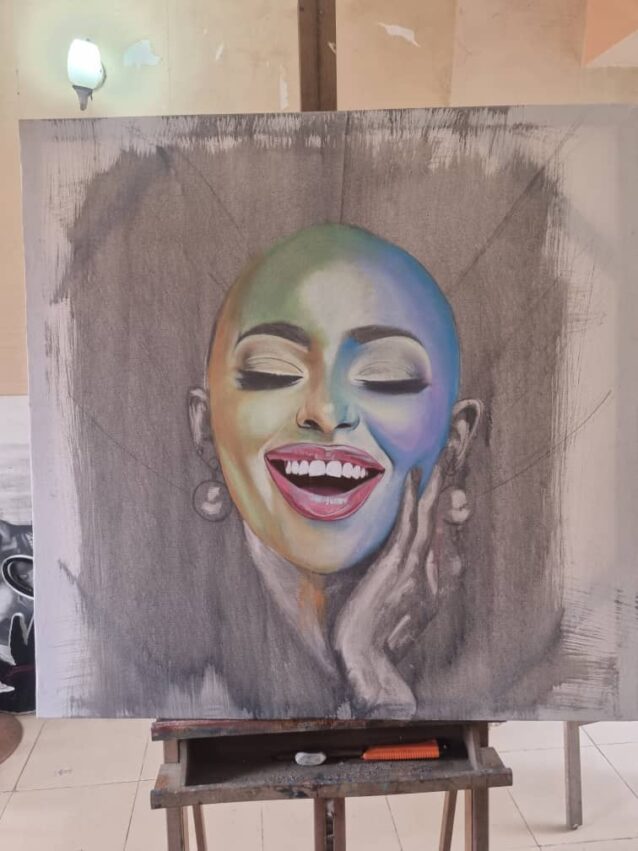 Smiling Queen Original Painting - Image 3