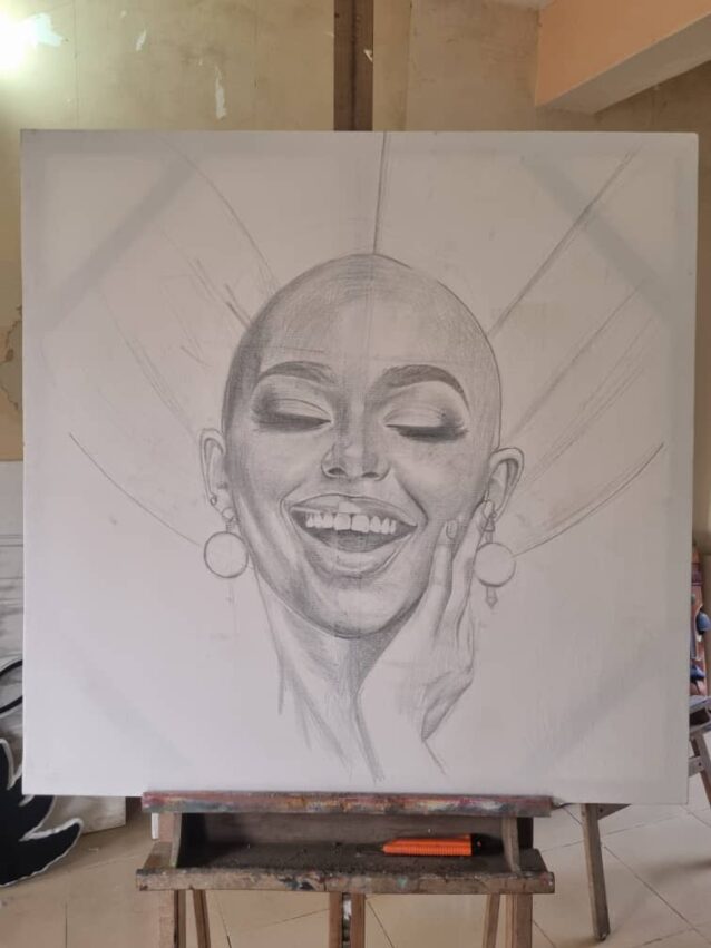 Smiling Queen Original Painting - Image 4